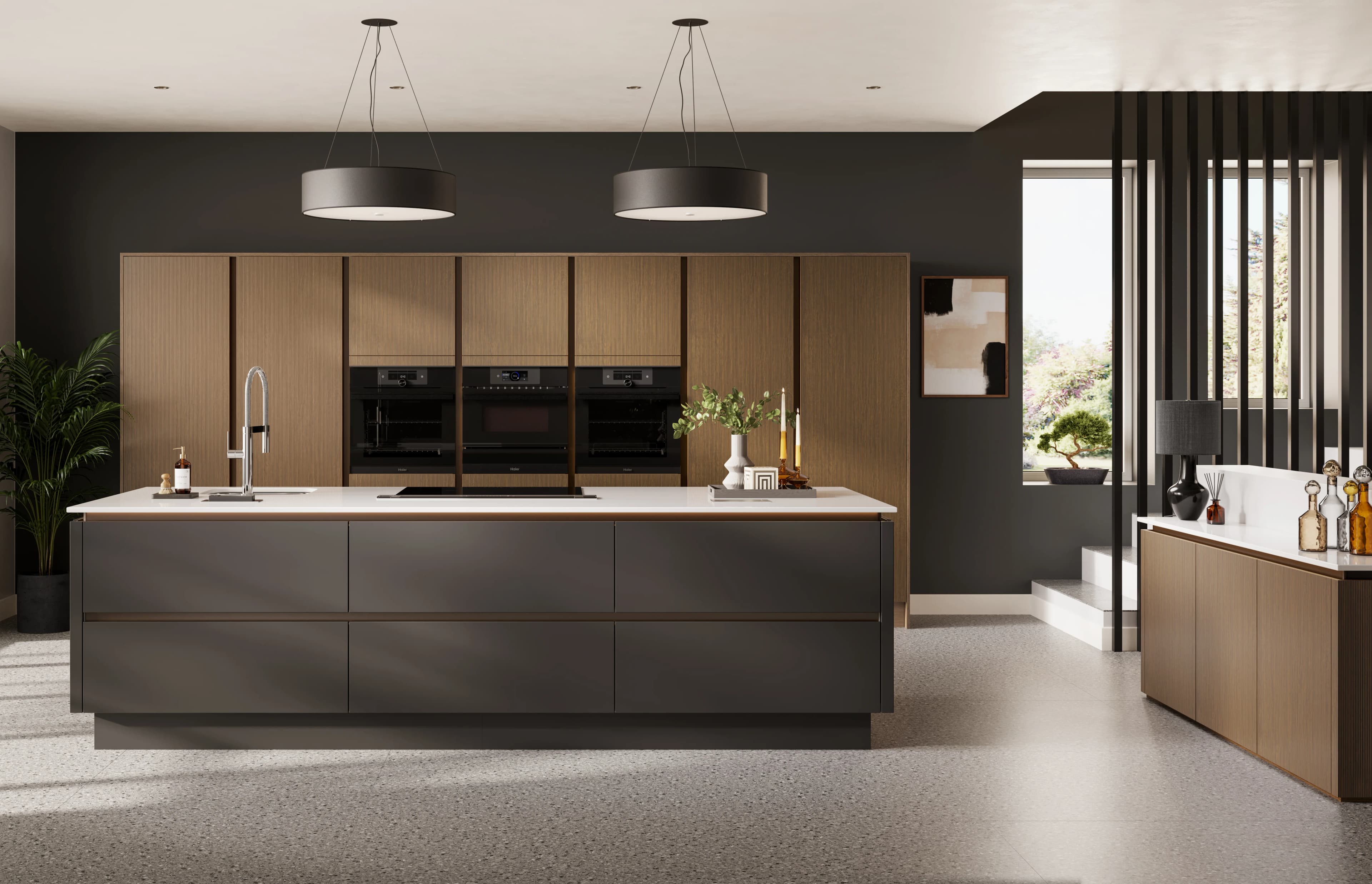 Handleless kitchen collection